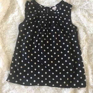 Merona Sleeveless Polka Dot Blouse